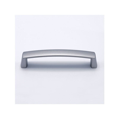 Maniglia dalle linee morbide effetto alluminio 140x20x28mm - 389B Round B - POLIDEAS