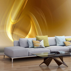 Fotomurale Gold fractal background cm 200x154 Artgeist características