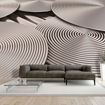 Fotomurale Copper Spirals cm 250x175 Artgeist