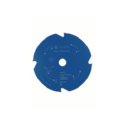 Bosch Lama per sega circolare Expert for Fibre Cement per seghe a batteria 160x1,8/1,2x20 T4 - 2608644554