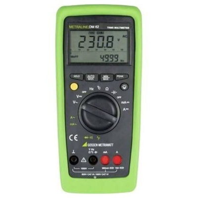 Gossen Metrawatt METRALINE DM 62 Multimetro portatile digitale CAT III 600 V, CAT IV 300 V Display (Counts): 6600