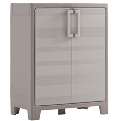 Keter mobile armadio armadietto in resina plastica basso impermeabile ripiani precio