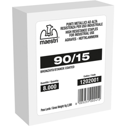 Romeo Maestri - SCATOLA 8000 pz. PUNTI PER FISSATRICE SERIE 90 MM. 15 precio