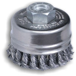 Sait Abrasivi - Spazzola a tazza m14 in acciaio 100mm a mazzetti ritorti en oferta