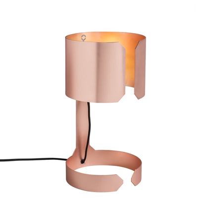 QAZQA Lampada da tavolo grande waltz - Design - Metallo - Rame - Tondo Max. 2 x Watt