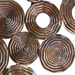 QAZQA Applique circle wl - Industriale - Acciaio - Rame - Oblungo/Organico Max. 3 x Watt características