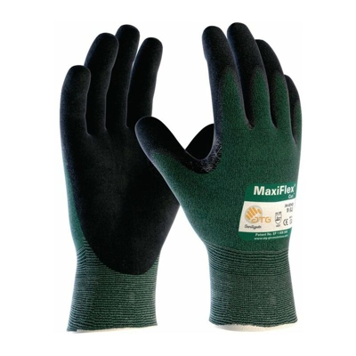ATG Guanti di protezione contro il taglio MaxiFlex Cut 34-8743HCT taglia 8 verde/nero