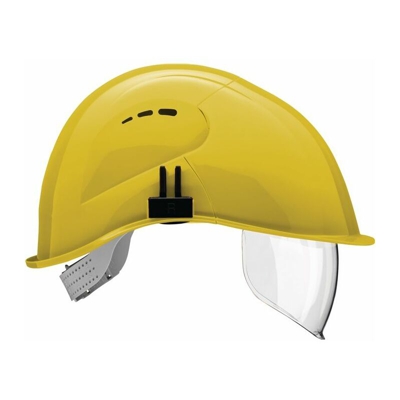 VOSS Casco di sicurezza VisorLight giallo zolfo PE EN 397 10 Caschi in Krt.