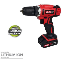 Trapano Avvitatore A Batteria Al Litio Li-Tech 112 Con Valigetta Valex 1429362 en oferta