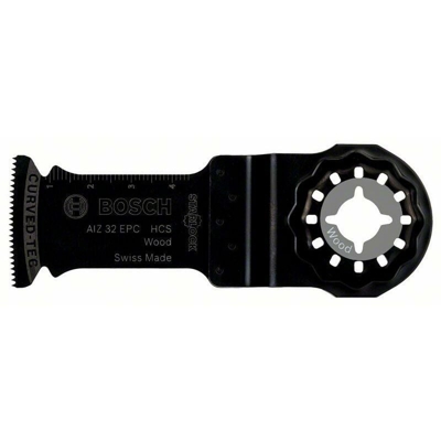 Bosch Lama per utensili multiuso AIZ 32 EPC, Wood, 50x32mm, 10 pezzi - 2608664472
