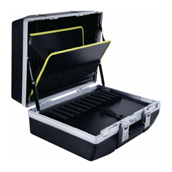 raaco Valigetta portautensili B.475xD.200xH.360mm 67Slot 2Pannelli Fondo coperchio m.3 Uno. características