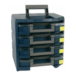 raaco Cassaforte B.347xT.305xH.342mm m.4Caso d'arredo con protezione per il trasporto a.PP en oferta