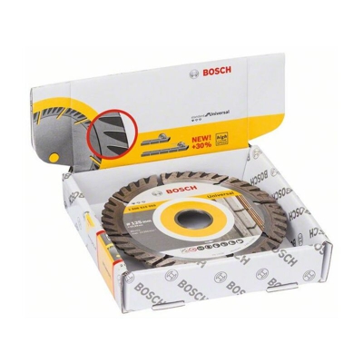 Bosch Lama da taglio diamantata standard per Universal, 125 x 22,23 x 2 x 10 mm, confezione da 10 pezzi