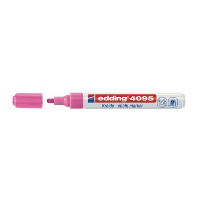 edding Marcatore a gesso 4095 rosa neon punta rotonda rosa neon Larghezza della linea circa 2-3 mm