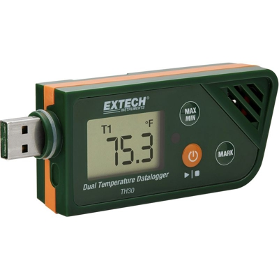 TH30 Data logger temperatura Misura: Temperatura -30 fino a +70 °C Funzione PDF - Extech