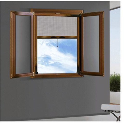ZANZARIERA A RULLO VERTICALE PER FINESTRA cm 160 x 170 - bronzo - KASART