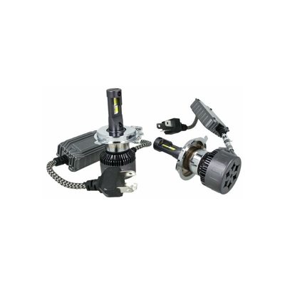 Kit Full Led Canbus H4 45/45W 7000lm 12V Doppio Dissipatore Ventola Silenziosa IP66 Senza Polarità - CARALL