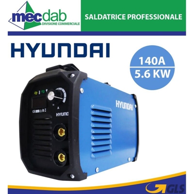 Saldatrice inverter 140a 45110 mma light duty elettrodi max 4 mm - Hyundai