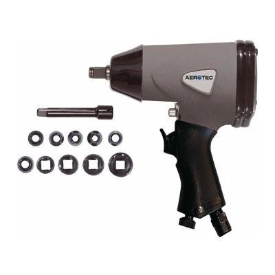 AEROTEC Set di avvitatori ad aria compressa ST 345 Nm 12,5mm (1/2 pollice) A4-edge