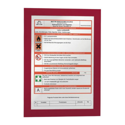DURABLE Telaio magnetico DIN A4 rosso foglio posteriore autoadesivo 2 pz/VE precio