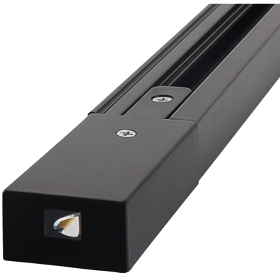 Binario trifase elettrificato 1 metro colore nero - AIGOSTAR