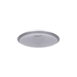 Plafoniera Led Rotonda Cornice argento da 24W Bianco Caldo 3000K - AIGOSTAR precio