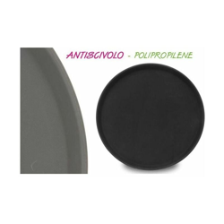 Chieppa Vassoio Antiscivolo Nero Tondo 41cm - CARLISLE precio