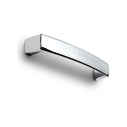 Maniglia dalle linee morbide effetto cromato lucido 140x20x28mm - 389B Round B - POLIDEAS características