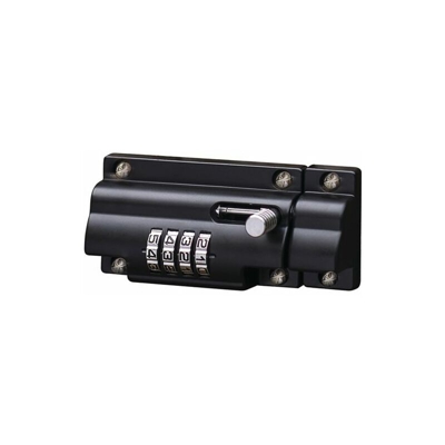 BURG WÄCHTER Bullone di chiusura L.112mm B.50mm zinco stampato nero - BURG WACHTER