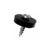 Machieraldo - SOTTOPIEDE GOMMA NERO C/VITE mm 23 Pz.8 GEMAC
