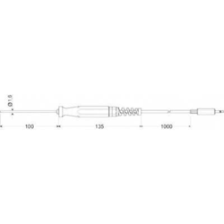 GTF 175/1.6 Sonda ad immersione -70 fino a 200 °C Sensore tipo Pt1000 - Greisinger en oferta