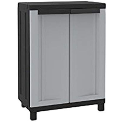 Terry mobile armadio armadietto in plastica resina da esterno basso con ripiano