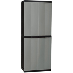 Mobile armadio armadietto da esterno in resina plastica alto portascope ripiani precio