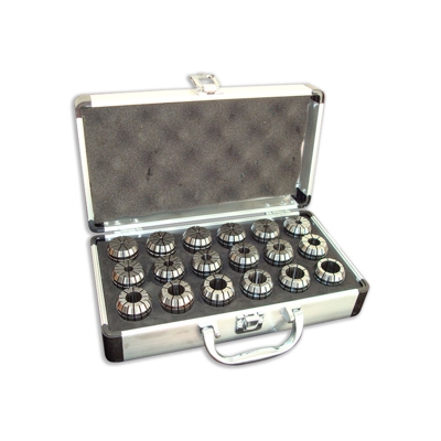 LTF - SERIE DI 18 PINZE ER 32 PER FRESE DA 3 A 20 mm IN VALIGETTA PRT TOOLS