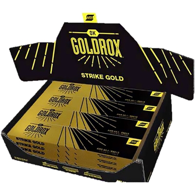 ELETTRODI RUTILICI OK GOLDROX GIALLI in expo 20 cf x 55 elettr.(1100 pz) - ESAB