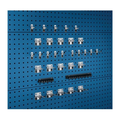 BOTT Assortimento portautensili 32 pz.zincato per lamiere forate.