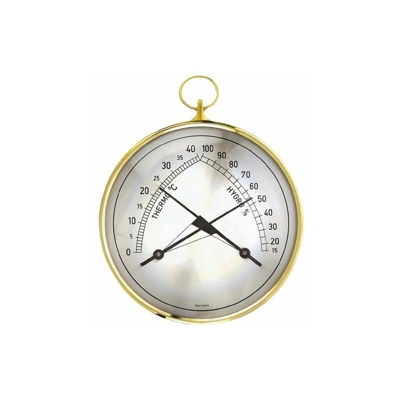 TFA Termometro/Igrometro D.100mm con anello in ottone