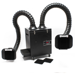FEK-01 Assorbitore aspiratore estrattore di fumo a due bracci con illuminazione a LED - Aoyue precio