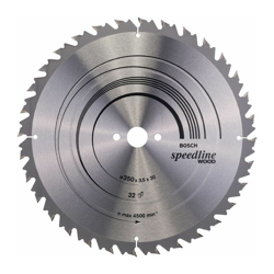 Bosch Lama per sega circolare Speedline Wood, 350 x 30 x 30 x 3,5 mm, 32 características