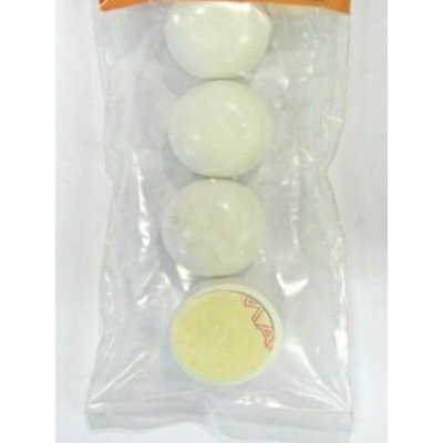 0013774.SU - 8 PARACOLPI ADESIVI IN PLASTICA BIANCA DIAMETRO MM.25 - Oreca