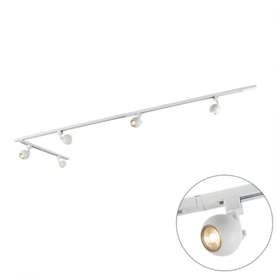 QAZQA gissi - Moderno - Alluminio,Acciaio - Bianco - Oblungo Max. 5 x Watt