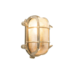 Lampada da soffitto/parete nautica - rustico - Acciaio,Vetro - Oro - Ovale Max. 1 x Watt - Qazqa características