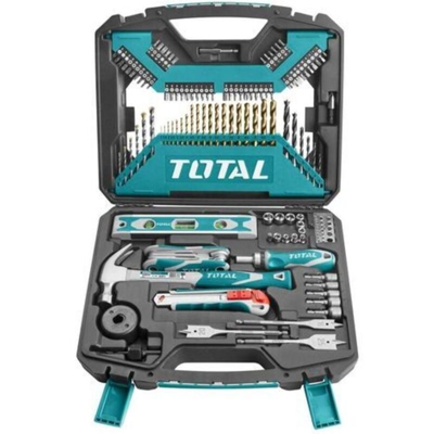 Total - Valigetta attrezzi manuali 120 pezzi