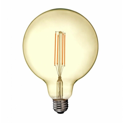 Lampadina LED V-TAC E27 12,5W G125 Filamento Ambrato 2200K