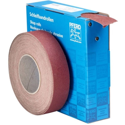 PFERD 45016408 Rotolo di carta abrasiva Grana 80 (L x L) 25 m x 38 mm 25 m