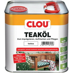 Teak Olio Incolore 2,5L (A 3) - CLOUTH precio