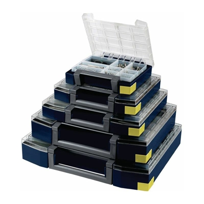 raaco Assortimento valigetta B.298xT.284xH.55mm 13 scomparti inserti PP/PC sciolti