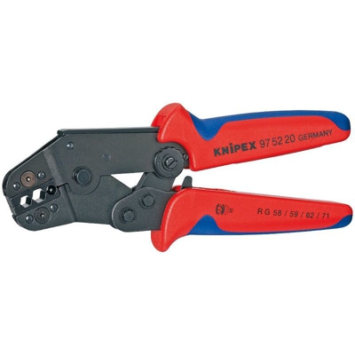 Pinza per capicorda versione corta rivestiti in materiale bicomponente 195 mm - 97 52 20 - Knipex
