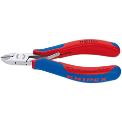 Tronchese laterale per eletronica con tagliente inserito in metallo duro 120 mm - 77 02 120 H - Knipex en oferta