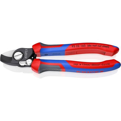 Forbici per cavi Adatto per Cavi in alluminio e rame, fili singoli e multipli 15 mm 50 mm² 0 Knipex 95 22 165
